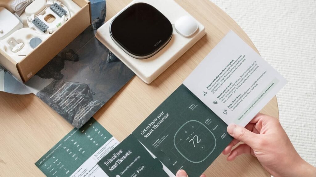 ecobee thermostat premium unboxing